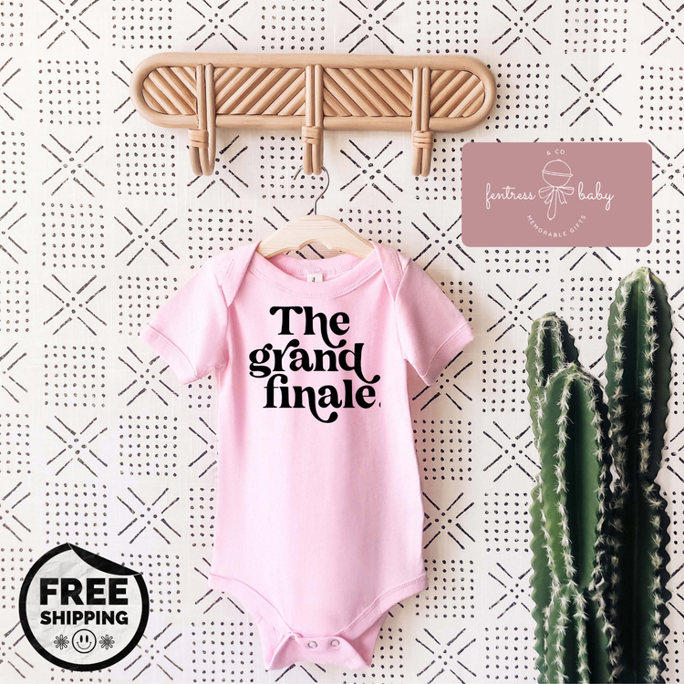 The Grand Finale Pregnancy Announcement Onesie