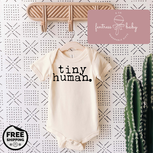 Tiny Human Pregnancy Announcement Onesie