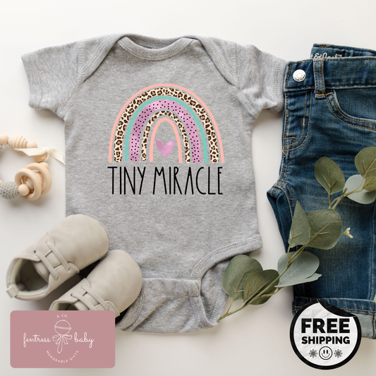 Tiny Miracle Pregnancy Announcement Onesie