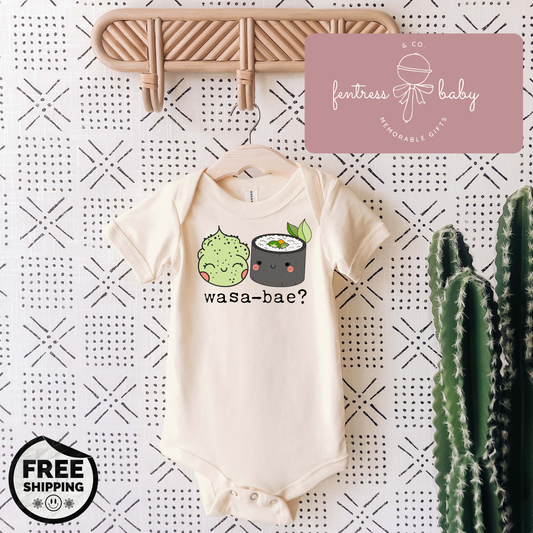 Wasa-Bae Pregnancy Announcement Onesie
