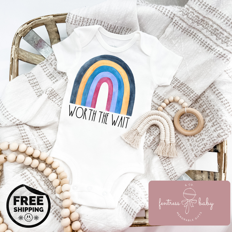 Worth The Wait Pregnancy Announcement Onesie